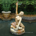 Factory Supply bronze naked lady statue fountain